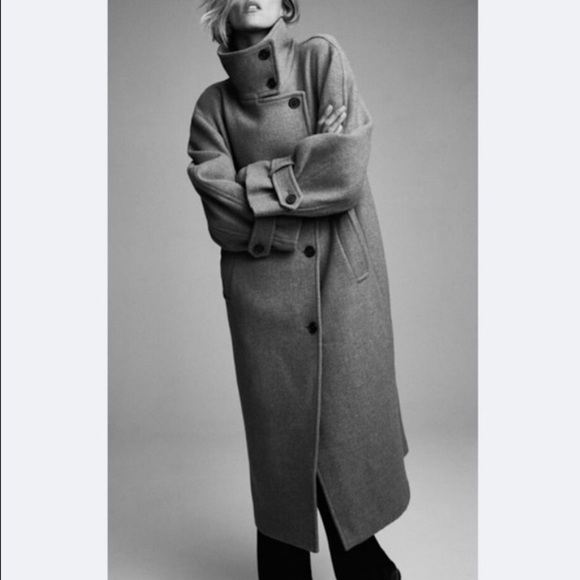 Zara Jackets & Blazers - NWT Zara Oversized Wool blend Coat